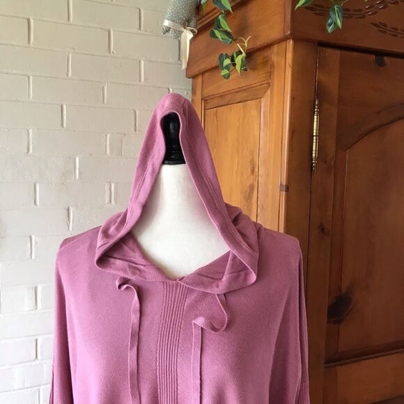 STITCHDROP tunic hoodie gathering front and back sweater size L Barbie c… - Picture 6 of 9